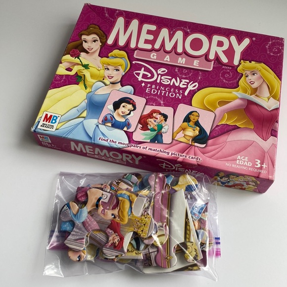 Disney Princess Memory Game and Puzzle Bundle - Picture 1 of 4